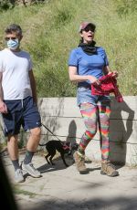 SARAH SILVERMAN and Rory Albanese Out Hiking in Los Feliz 03/30/2021