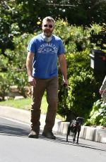 SARAH SILVERMAN Out with Her Dog in Los Feliz 03/17/2021