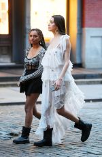 SAVANNAH LEE SMITH and ZION MORENO on the Set of Gossip Girl Reboot 03/25/2021
