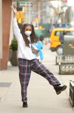 SAVANNAH SMITH on the Set of Gossip Girl in New York 03/16/2021