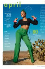 SAWEETIE in Cosmopolitan Magazine, April 2021