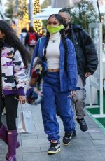 SAWEETIE Out for Dinner at Avra in Beverly Hills 03/10/2021