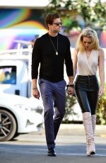 SAXON SHARBINO Out for Lunch in Los Angeles 03/10/2021