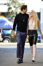 SAXON SHARBINO Out for Lunch in Los Angeles 03/10/2021
