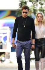 SAXON SHARBINO Out for Lunch in Los Angeles 03/10/2021