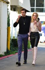 SAXON SHARBINO Out for Lunch in Los Angeles 03/10/2021