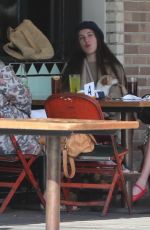 SCOUT and TALLULAH WILLIS Out for Lunch at Little Dom