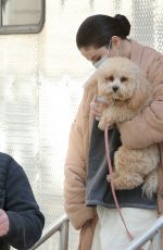 SELENA GOMEZ Arrives on the Set of Only Murders in the Building in New York 03/10/2021