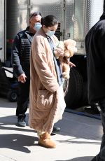 SELENA GOMEZ Arrives on the Set of Only Murders in the Building in New York 03/10/2021