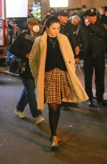 SELENA GOMEZ on the Set of Only Murders In The Building 03/30/2021