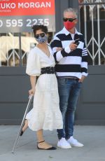 SELMA BLAIR and David Lyons Out in West Hollywood 03/05/2021