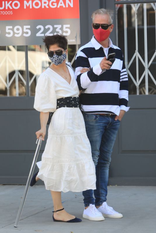 SELMA BLAIR and David Lyons Out in West Hollywood 03/05/2021