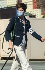 SELMA BLAIR at a Gas Station in Los Angeles 03/09/2021
