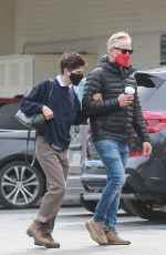 SELMA BLAIR Has Some Fun with Ron Carlson at Bristol Farms in Beverly Hills 03/04/2021