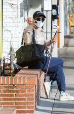 SELMA BLAIR Out for Coffee in Los Angeles 03/11/2021