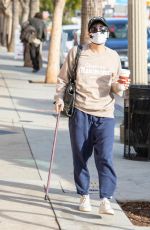 SELMA BLAIR Out for Coffee in Los Angeles 03/11/2021