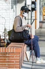 SELMA BLAIR Out for Coffee in Los Angeles 03/11/2021