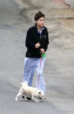 SELMA BLAIR Out with Her Dog at Beverly Hills Park 03/03/2021