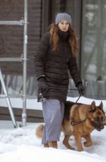 SHAIELENE WOODLEY Out with Her Dog in Montreal 02/25/2021