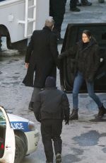 SHAILENE WOODLEY on the Set Mmisanthrope in Montreal 03/07/2021