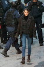 SHAILENE WOODLEY on the Set Mmisanthrope in Montreal 03/07/2021