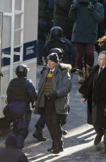 SHAILENE WOODLEY on the Set Mmisanthrope in Montreal 03/07/2021