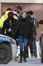 SHAILENE WOODLEY on the Set Mmisanthrope in Montreal 03/07/2021