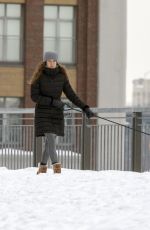 SHAILENE WOODLEY Out with Her Dog in Montreal 02/28/2021