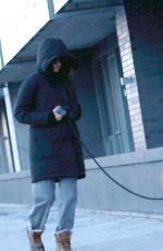 SHAILENE WOODLEY Out with Her German Shepherd in Montreal 03/16/2021