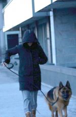 SHAILENE WOODLEY Out with Her German Shepherd in Montreal 03/16/2021