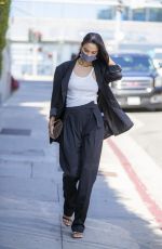 SHANINA SHAIK Arrives at a Meeting in West Hollywood 03/09/2021