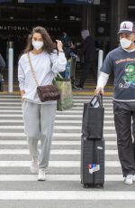 SHANINA SHAIK at LAX Airport in Los Angeles 03/04/2021