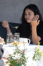 SHANINA SHAIK Out for Lunch at Crossroads Kitchen in Los Angeles 03/04/2021