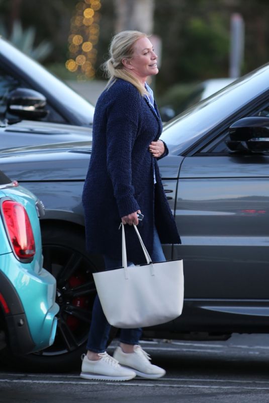 SHANNON TWEED Leaves a Dinner in Los Angeles 03/22/2021