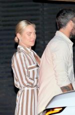 SHARNA BURGESS Arrives at Nobu in Malibu 03/29/2021