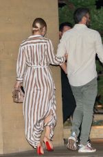 SHARNA BURGESS Arrives at Nobu in Malibu 03/29/2021
