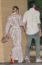 SHARNA BURGESS Arrives at Nobu in Malibu 03/29/2021