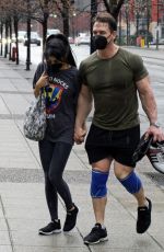 SHAY SHARIATZADEH and John Cena Leaves a Gym in Vancouver 03/21/2021