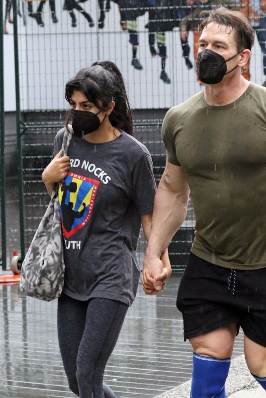 SHAY SHARIATZADEH and John Cena Leaves a Gym in Vancouver 03/21/2021