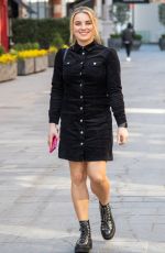 SIAN WELBY Leaves Global Studios in London 03/22/2021