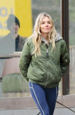 SIENNA MILLER Out with Her Dogs in London 03/14/2021