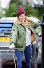 SIENNA MILLER Out with Her Dogs in London 03/14/2021