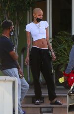 SLICK WOODS Out with Friends in Los Angeles 03/19/2021