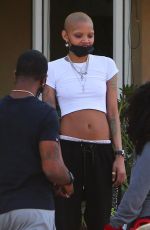 SLICK WOODS Out with Friends in Los Angeles 03/19/2021