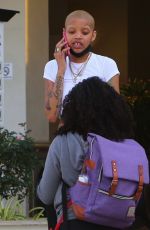 SLICK WOODS Out with Friends in Los Angeles 03/19/2021