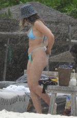 SOFIA JAMORA in Bikni at a Beach in Tulum 03/19/2021