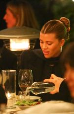 SOFIA RICHIE Out for Dinner at Giorgio Baldi in Santa Monica 03/12/2021