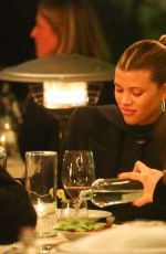 SOFIA RICHIE Out for Dinner at Giorgio Baldi in Santa Monica 03/12/2021
