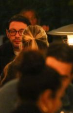 SOFIA RICHIE Out for Dinner at Giorgio Baldi in Santa Monica 03/12/2021