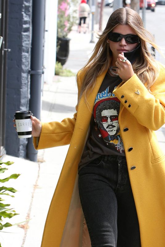 SOFIA RICHIE Out in Los Angeles 03/26/2021